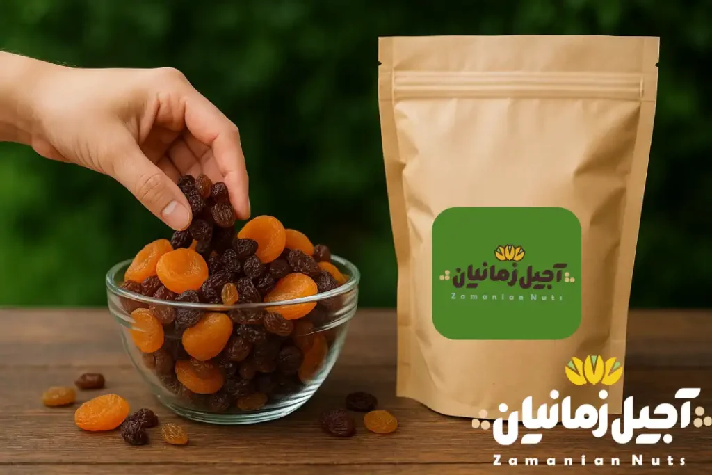 نقش کشمش و زردآلوهای خشک در بهبود گوارش